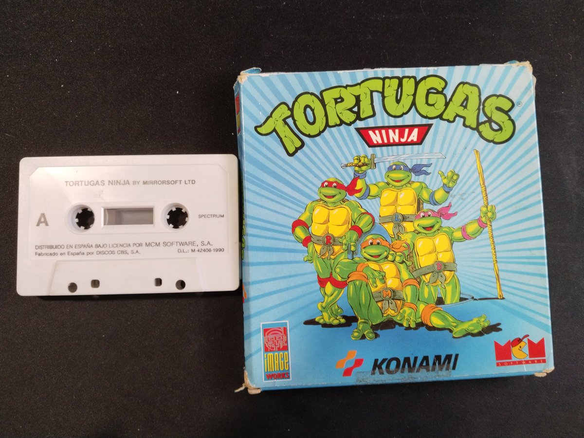 #tortugasninja de #konami para #zxspectrum 

#sinclair #speccy #retro #vintage #videogame #game #8bit #computer #tnt #collection #cassette