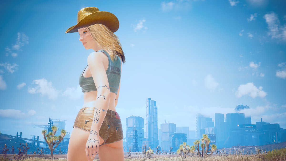 👱🏻‍♀️🤠Badlands Belle🤠👱🏻‍♀️
#TheMagnificentTeam #artesnapmatic #Visualmoods #Cyberpunk2077PhotoMode #Cyberpunk2077 #PC #CDProjektRed #VGPUnite #WorldofVP #PhantomLiberty