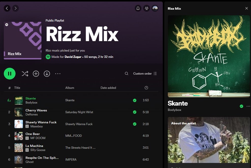 Ah yes the ultimate rizz ballad, Skante by @bodyboxfl (I dont know what the fuck 'Rizz music' even means)