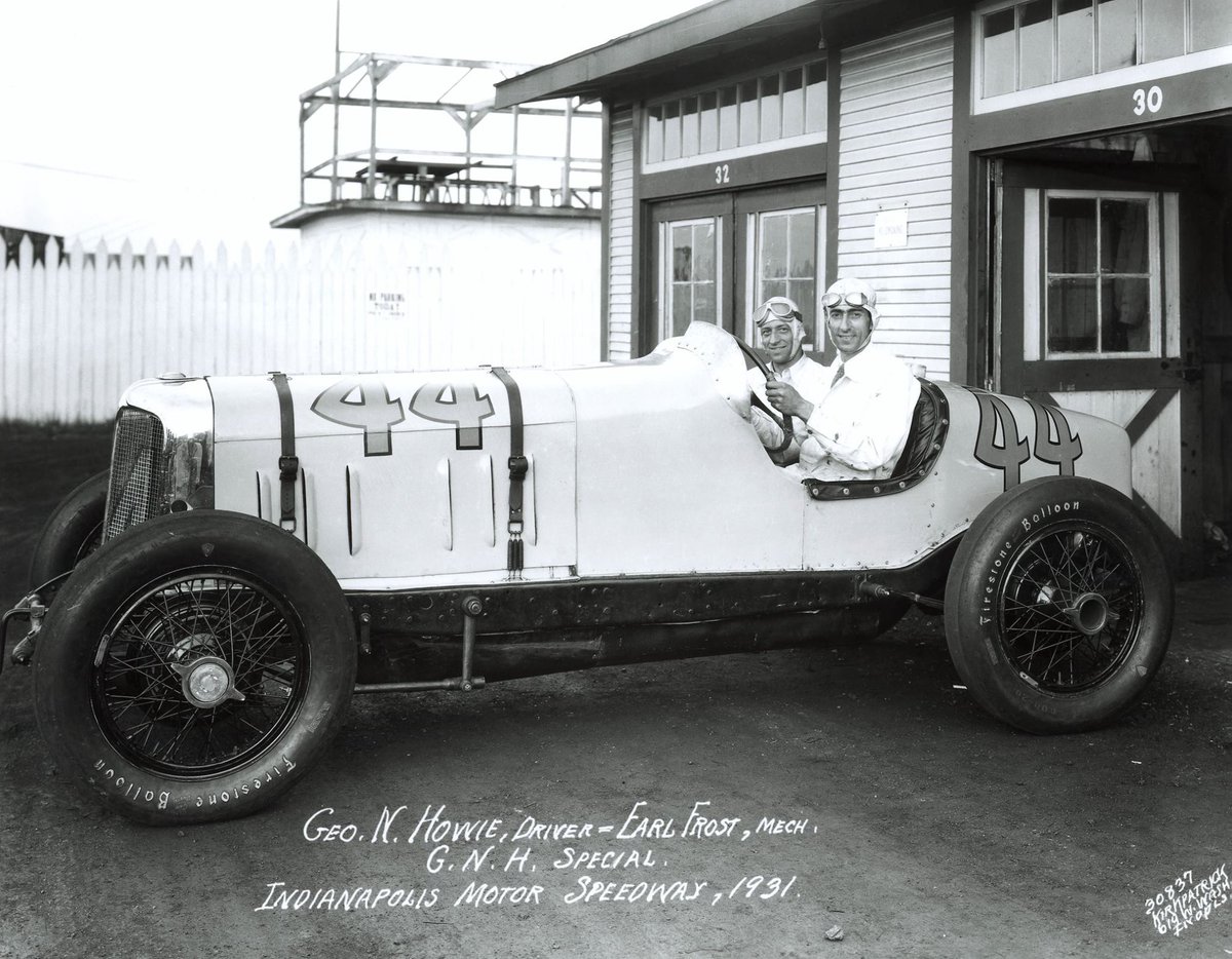 Nasceu em 26/04: George Howie (foto 1931) #AAA #indy500 #champcar #IMS