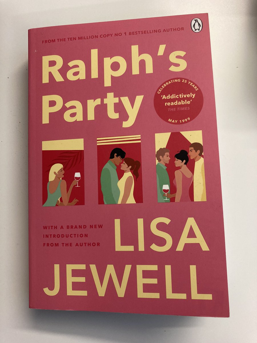 Many thanks to <a href="/phillipa_walker/">Phillipa Walker</a> <a href="/MichaelJBooks/">Penguin Michael Joseph</a> for sending me this 25th anniversary proof of the truly wonderful Ralph’s Party by <a href="/lisajewelluk/">Lisa Jewell</a>. I read this before it was published and loved it so much.