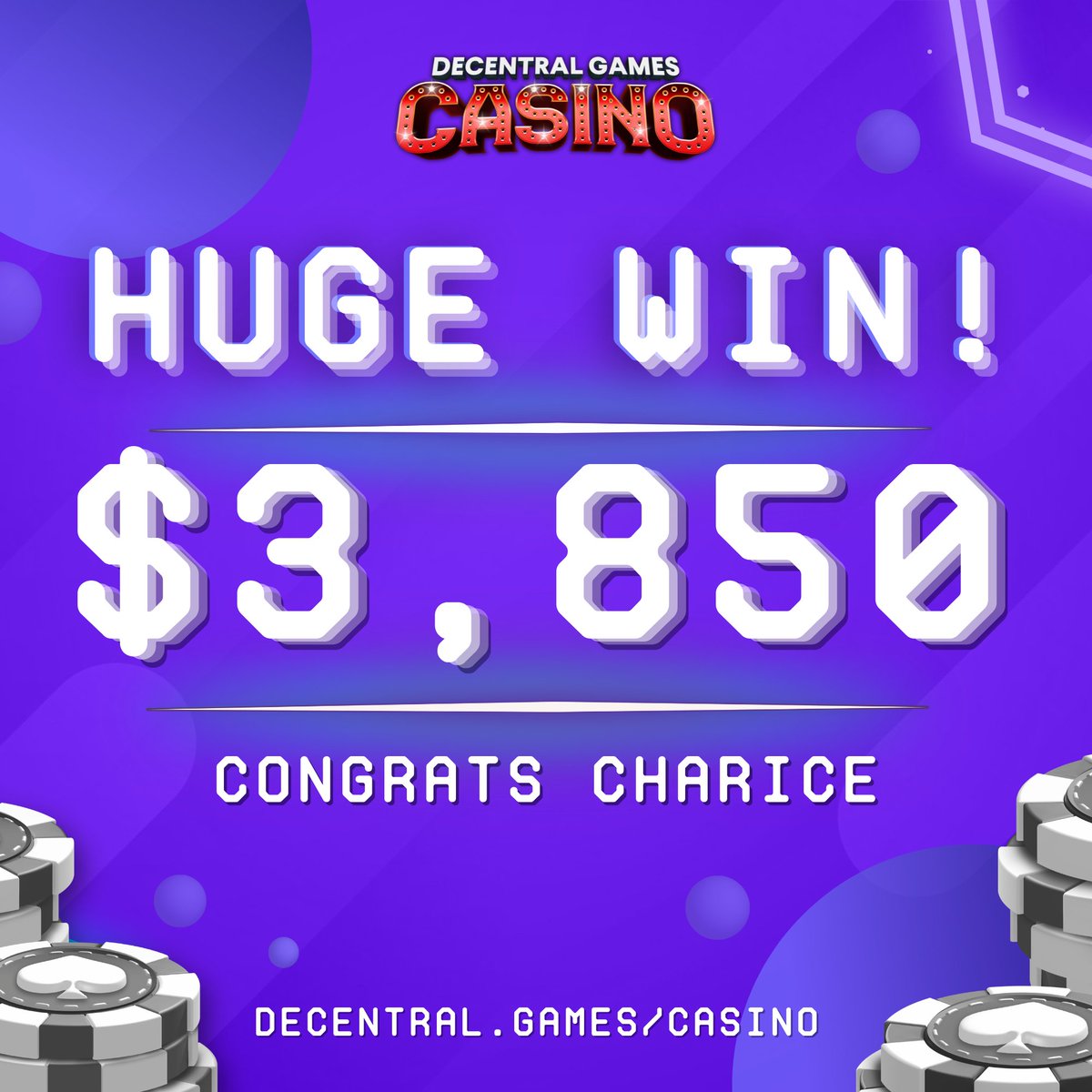 Congrats to Charice on winning $3,850 in yesterday's casino competition and placing 1st on the leaderboard! By placing 1st, they also won 200 Blast Gold, 90k $BAG, and 30 Arcade Tickets