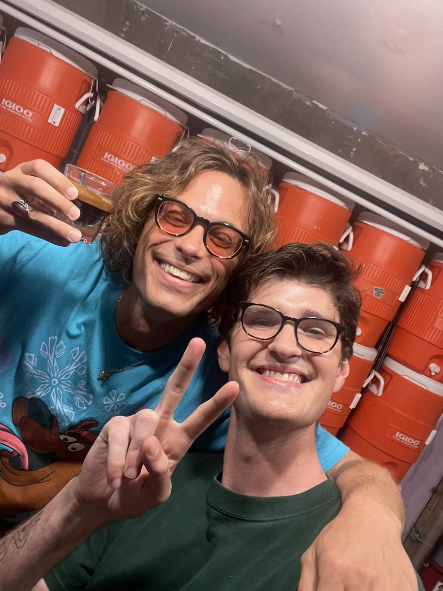 met a new pal today! thanks for coming to check out the shop @GUBLERNATION!