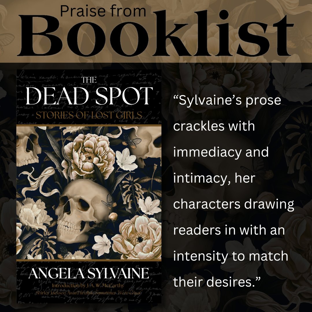 Story collection THE DEAD SPOT: STORIES OF LOST GIRLS by rising star @sylvaine_angela is getting lots of positive buzz, all warranted. Check out the latest glowing review from @ALA_Booklist in their latest issue. THE DEAD SPOT drops May 21. Pre-order now, wherever books are sold.