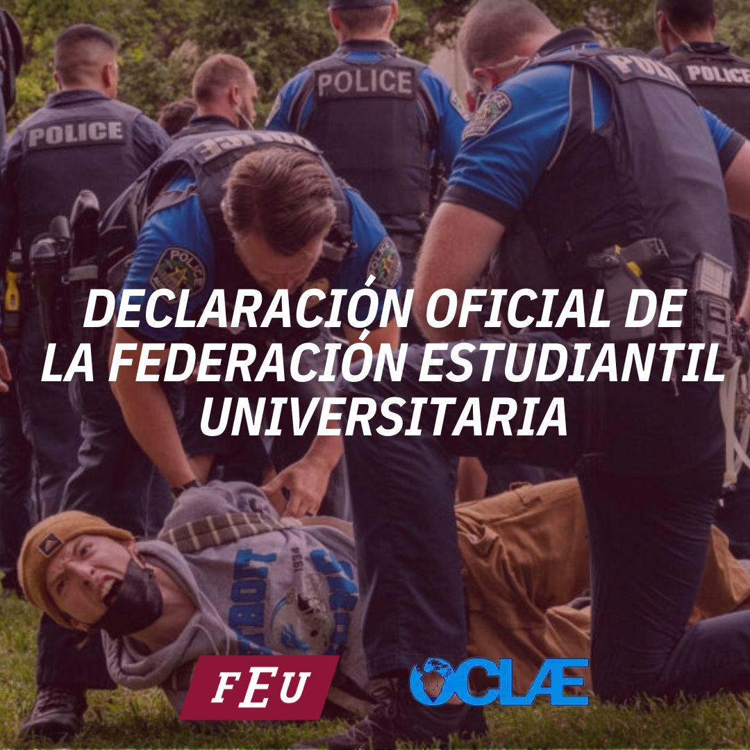 La Federación Estudiantil Universitaria se ha forjado en pie de lucha. Antes de 1959, la represión estudiantil era el arma predilecta de los gobiernos títeres en Cuba subordinados a Estados Unidos.
