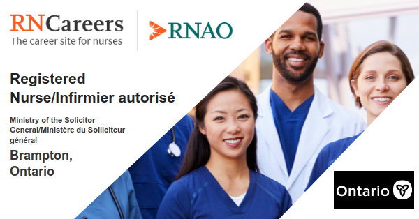 A new job just posted on RNCareers.ca Ministry of the Solicitor General/Ministère du Solliciteur général: Registered Nurse/Infirmier autorisé ow.ly/G7tA105rrRA #NursingJob #RNcareers