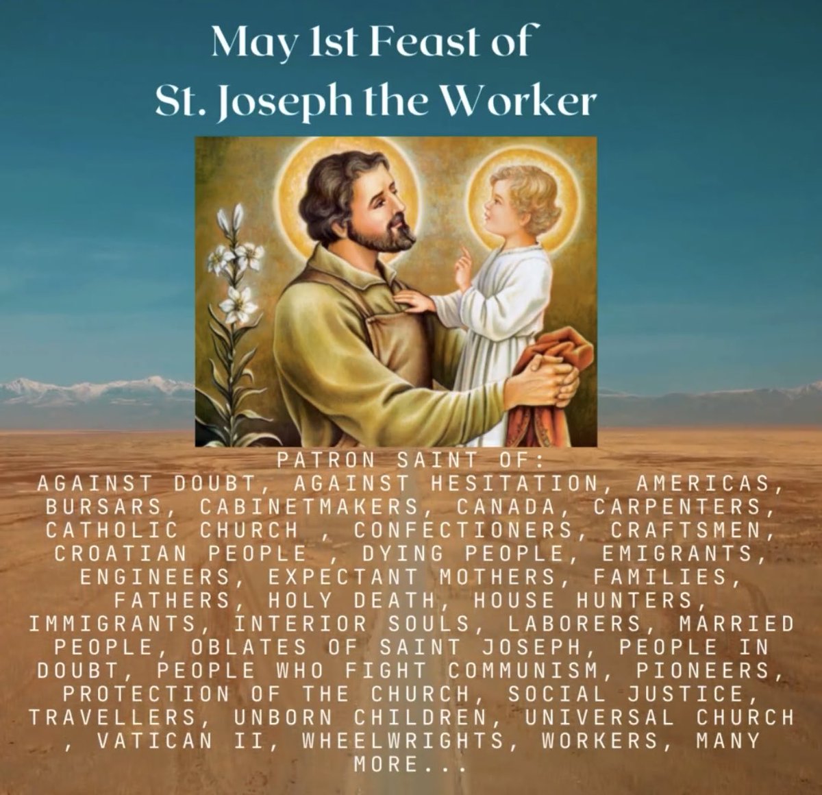 “#SaintJoseph was chosen to be the protector and guardian of the Virgin Mother of God; the defender and foster-father of the Infant God, and the only co-operator upon earth, the one confidant of the secret of God in the work of the redemption.” 

St. #BernardofClairvaux