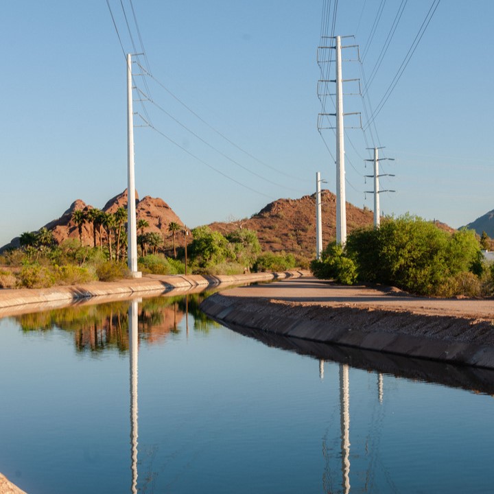 Our history with water goes way back. SRP canals have delivered water to Valley residents for over a century! The Arizona Canal was built in 1878 and many of our canals expand upon the Hohokam’s existing canal system.
