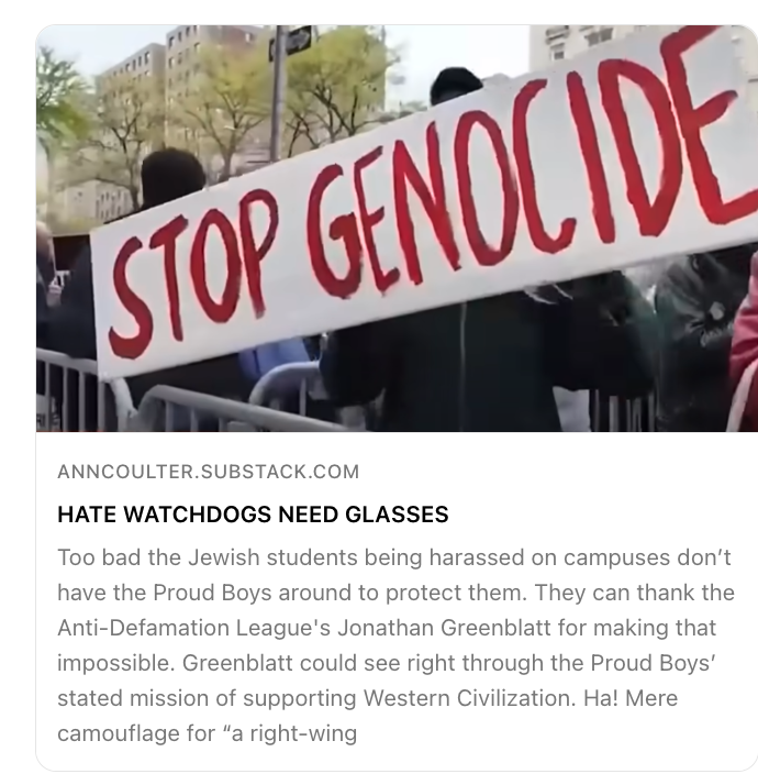 NEW COLUMN IS POSTED!

'HATE WATCHDOGS NEED GLASSES'