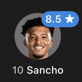 🏴󠁧󠁢󠁥󠁮󠁧󠁿⚡️ Really eletric performance from Jadon Sancho (24) vs PSG... 🪄

• 88% pass accuracy 
• 13 duels won, most in match
• 12 dribbles completed, most in match 
• 3 chances created, most in match 

Football is all about confidence and playing in the right environment. 📈