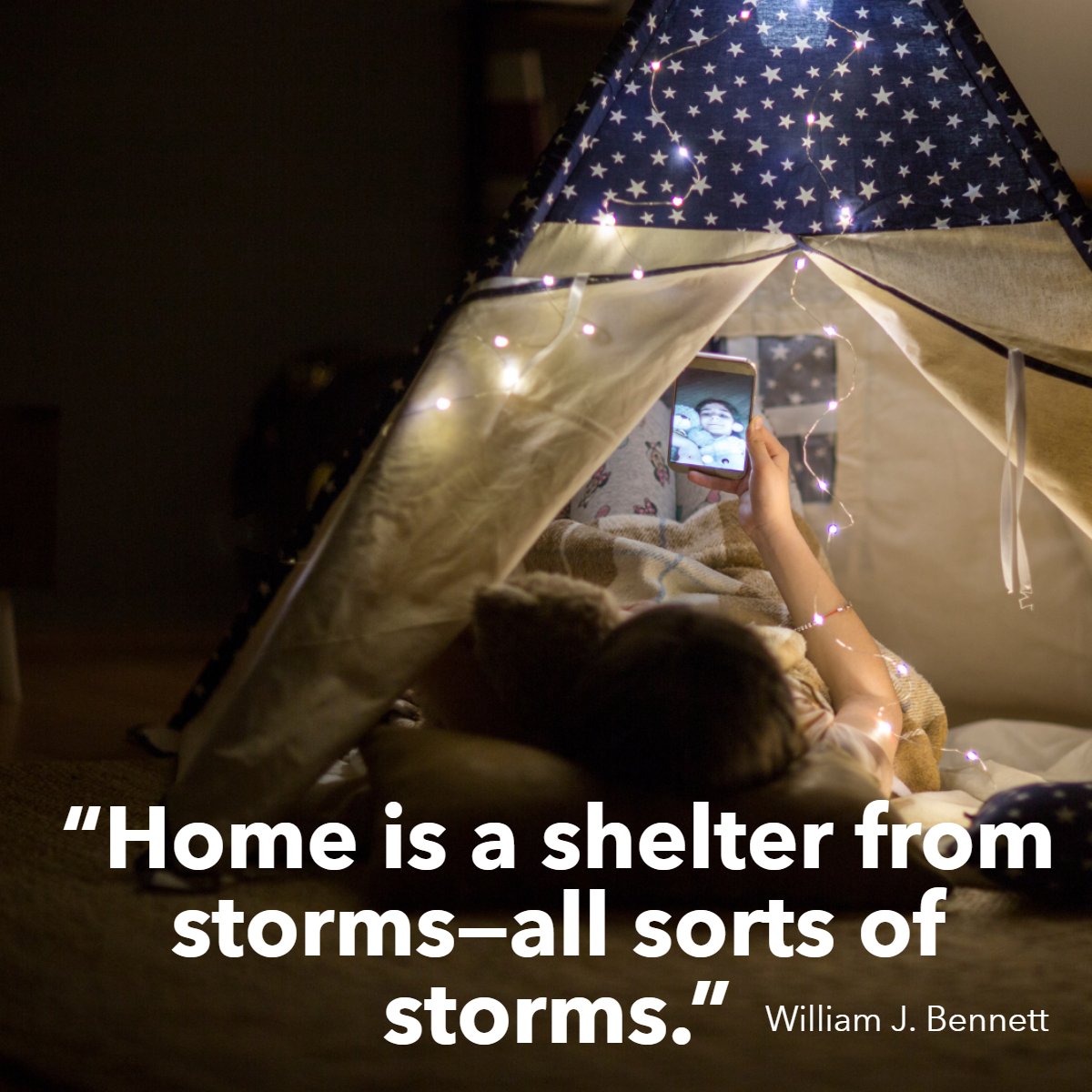 'Home is a shelter from storms—all sorts of storms.' 
― William J. Bennett 📖

#quoteoftheday #goodquotes #shelter #williamjbennett #home #startpoint #realestate