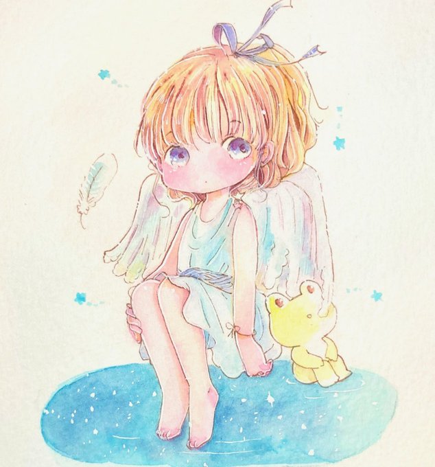 「天使 リボン」のTwitter画像/イラスト(新着)