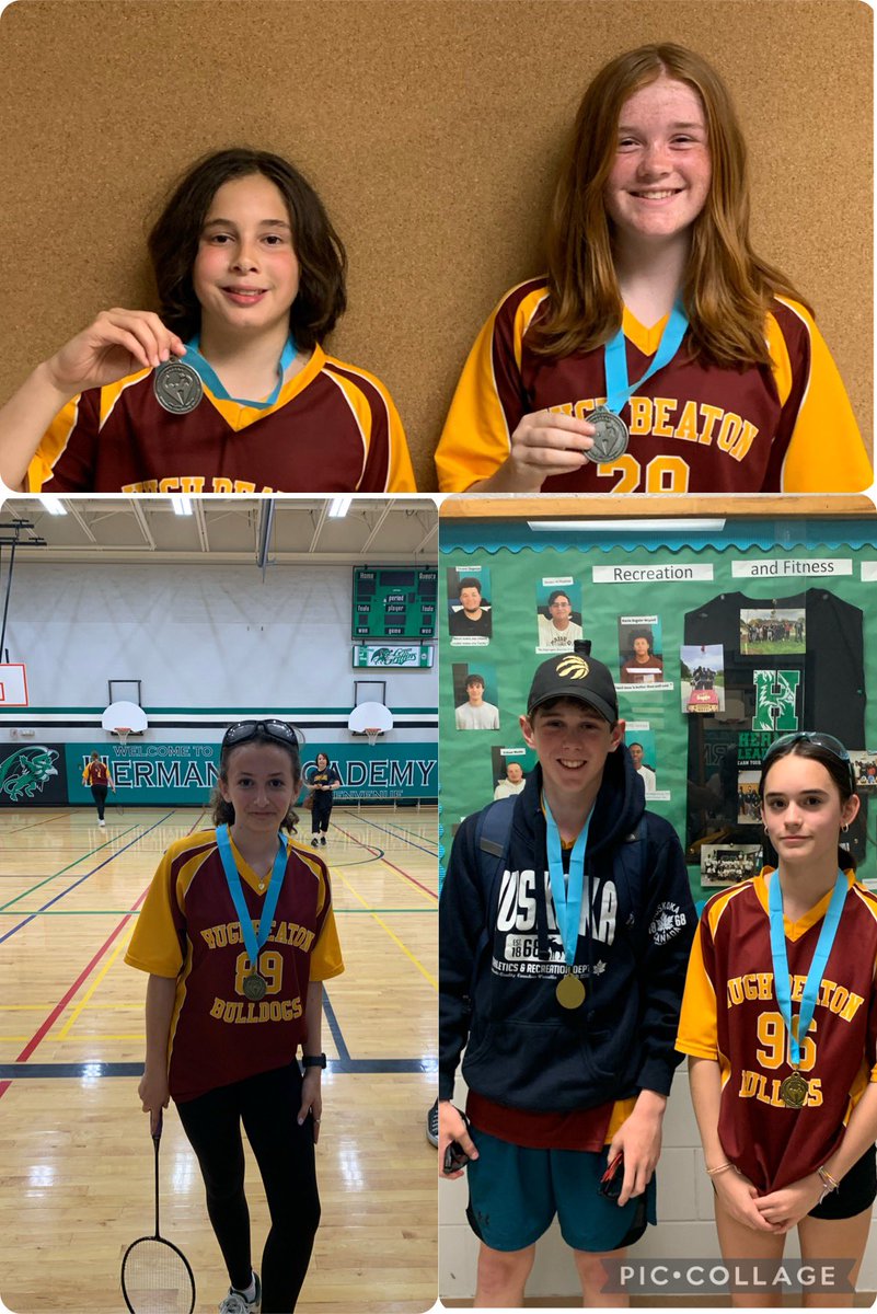 Congratulations on a great night of badminton. Two golds and a silver. Way to go Bulldogs!