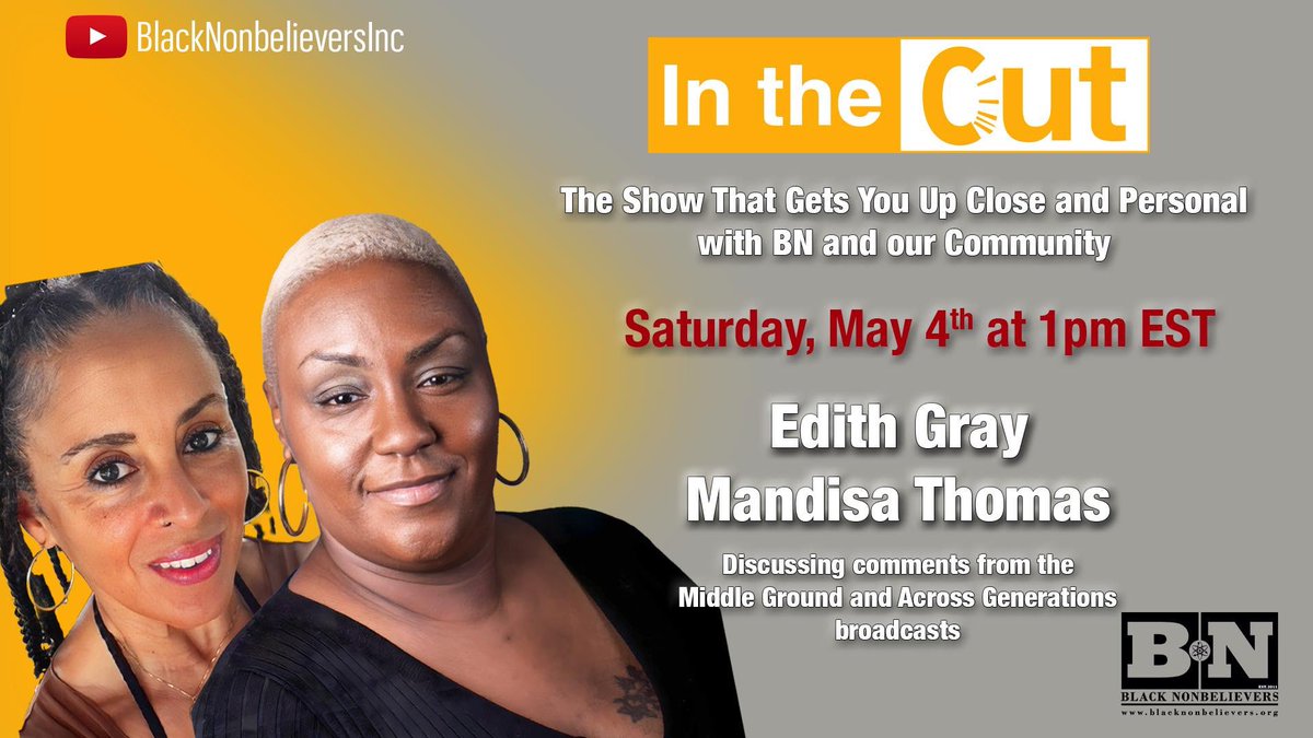 Join us for the next episode of ITC! Edith and Mandisa will read comments from their recent appearances and answer your questions.

Saturday at 1 pm EST on YouTube!

bit.ly/4dnxour