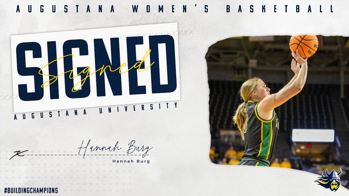 It's official 🖊️

Welcome to the <a href="/GoAugie/">Augustana Vikings</a> family, <a href="/hannahjburg/">hannah burg</a>⚔️

Full Story ➡️ bit.ly/3UEUXrs

#BuildingChampions