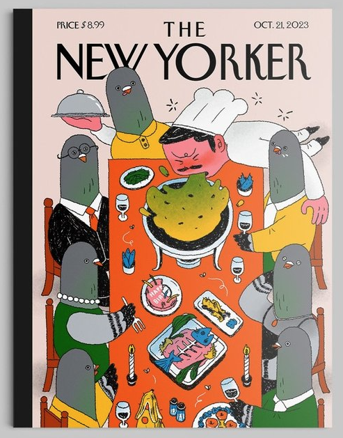 Congratulations to Su Yun Song, who has been selected by @SOI128 for the prestigious Society of Illustrators Student Scholarship Competition! Su Yun was curated for this prize for her New Yorker cover, and awarded HUG's Visionary Artist Grant✨ 🧵⤵️