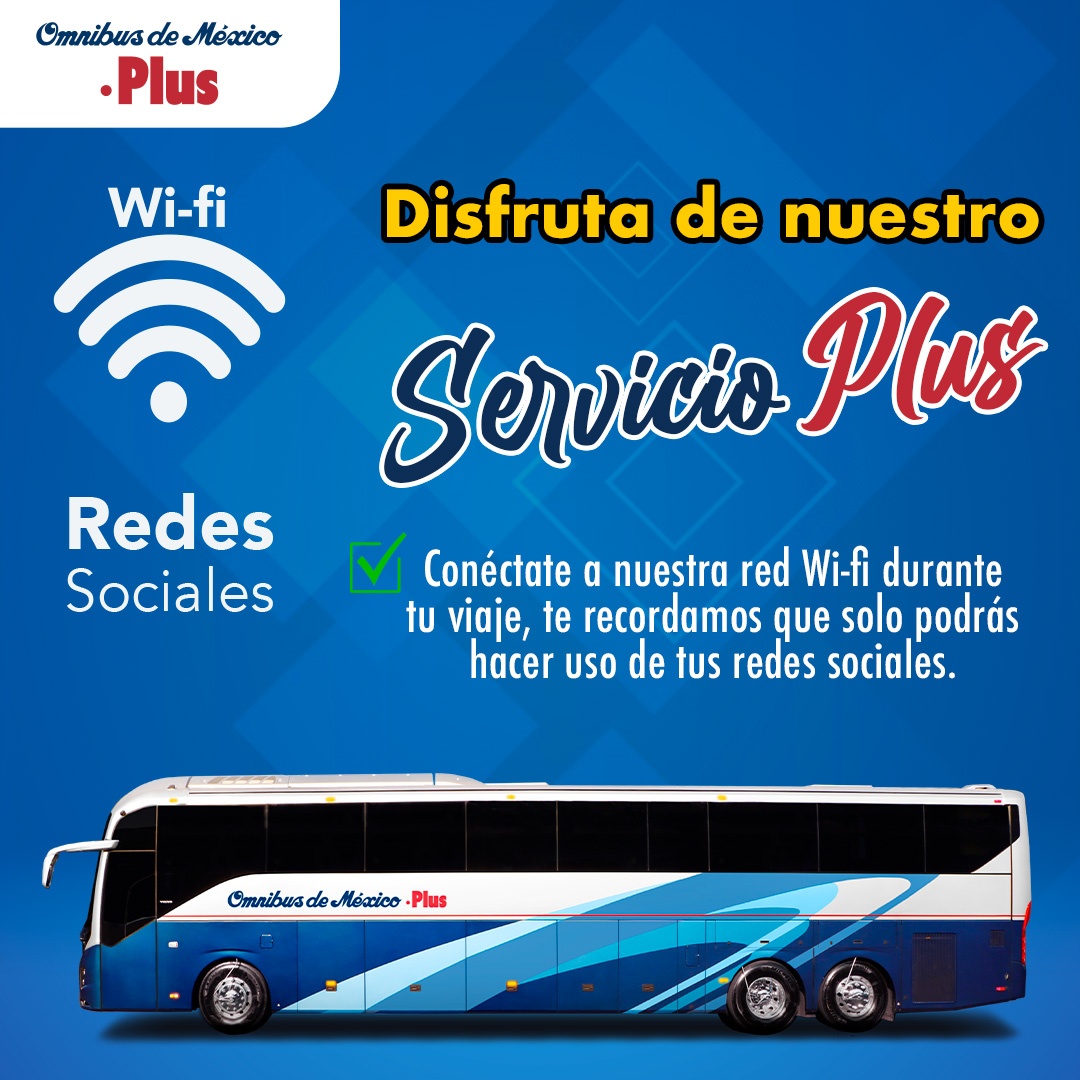 ➡️ Viaja con nosotros y disfruta de nuestra red Wi-fi 🤩 para redes sociales 📱👌🏻 . #ViajaSeguroConOmnibus #ContinuamosUniendoFamilias
