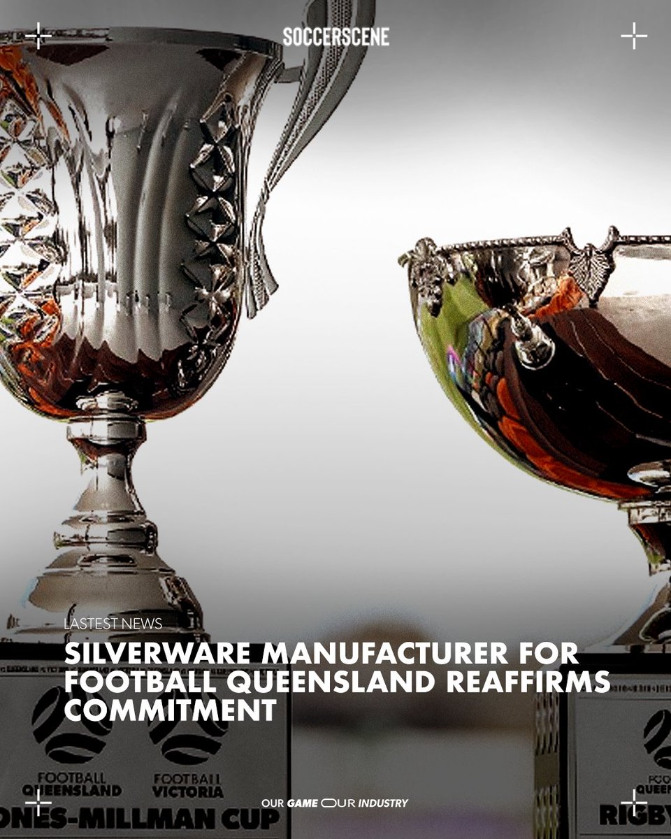 🏆 Silverware manufacturer for Football Queensland reaffirms commitment 

Read Here 👉 bit.ly/3VStdk5 

 #SportsBiz
#FootballNews
#Football