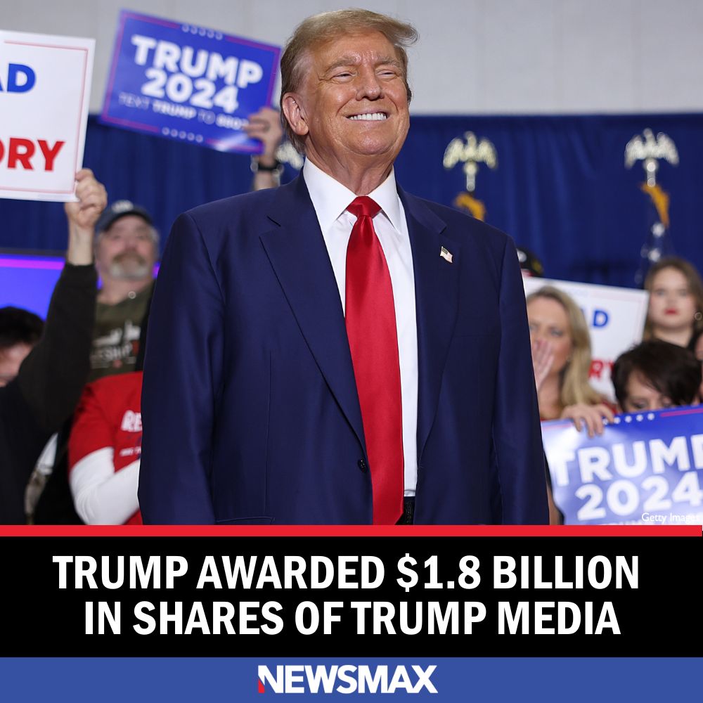 Former President Donald Trump has secured an additional $1.8 billion worth of shares in Trump Media, according to a regulatory filing this week. MORE: bit.ly/3UDVtpB