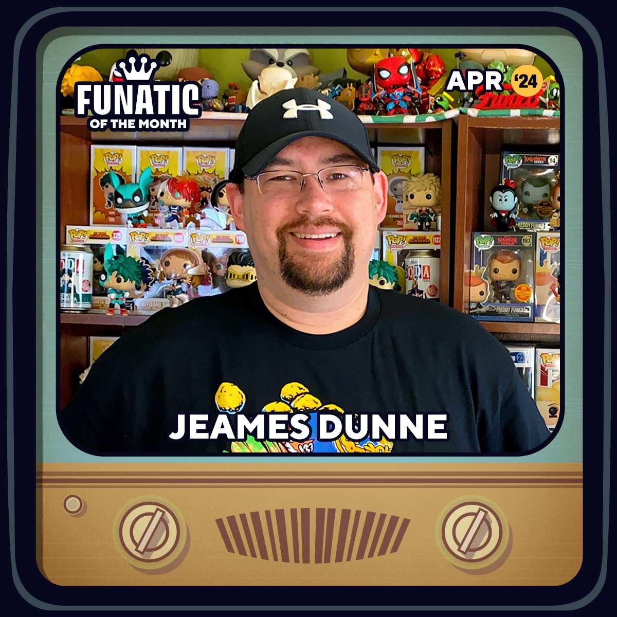 Congrats to our April Funatic of the Month, Jeames Dunne (@ComicsZombie)! Your support and positivity for Digital Collectibles & our Pop! community is absolutely amazing! Read more about Jeames on the blog: bit.ly/3UDXMcg #FunaticOfTheMonth #Funko #FunkoPOP @Dropppio