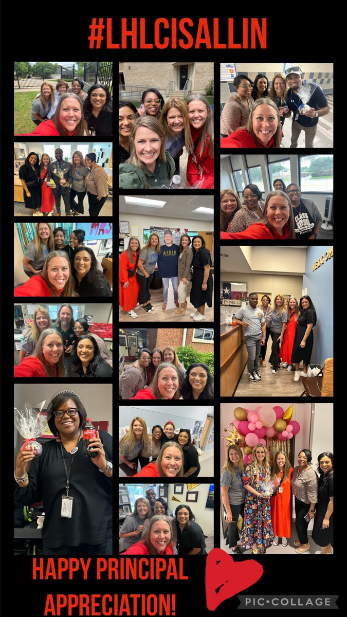 Loved getting to see & hug these leaders today for Principal Appreciation Day! The @LHLCinRISD is grateful for the incredible leadership & servants heart you each provide daily!♥️ #RISDWeAreOne #LHLCisALLIN