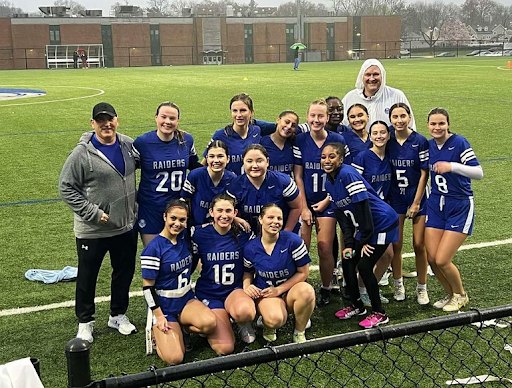 Scotch Plains-Fanwood High School in NJ kicked off its first flag football season with the help of a grant from the @nyjets. These players are finding a lot to love about flag football. See what they had to say about playing for their school: bit.ly/3QOChTV