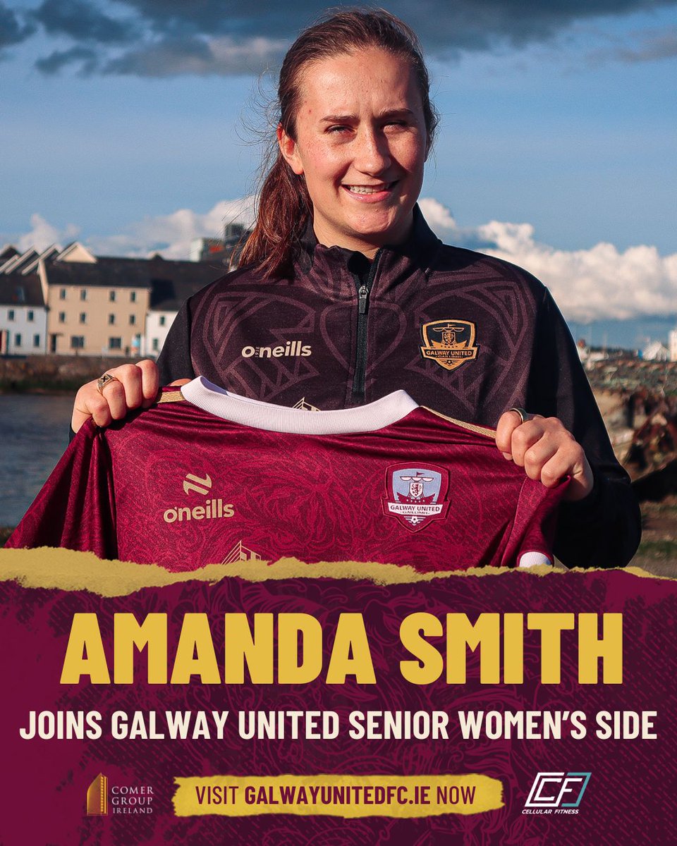 Galway United are thrilled to announce the signing of Canadian Striker, Amanda Smith 🇨🇦

Smith adds even more firepower to an already strong United frontline, read more here 👉 galwayunitedfc.ie/canadian-strik…

#ItsATribalThing | #UnitedAsOne