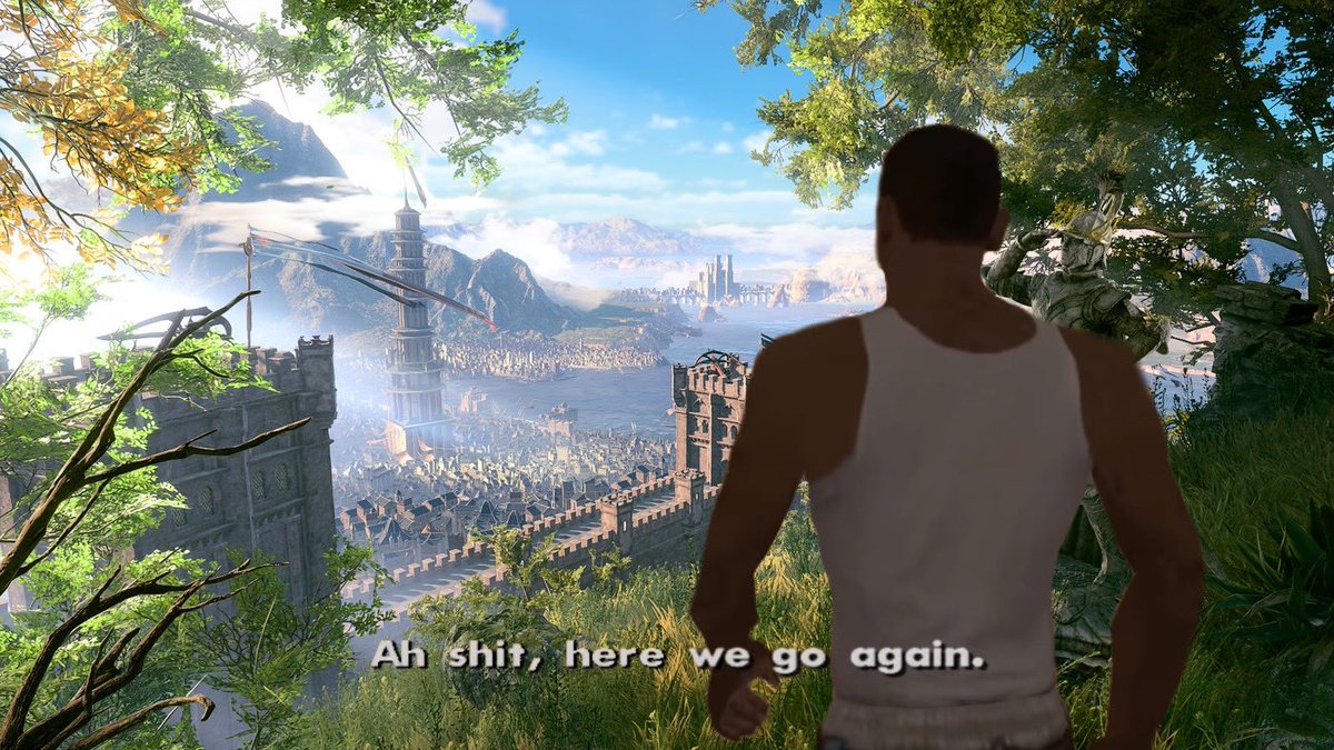 me omw to start another new playthrough