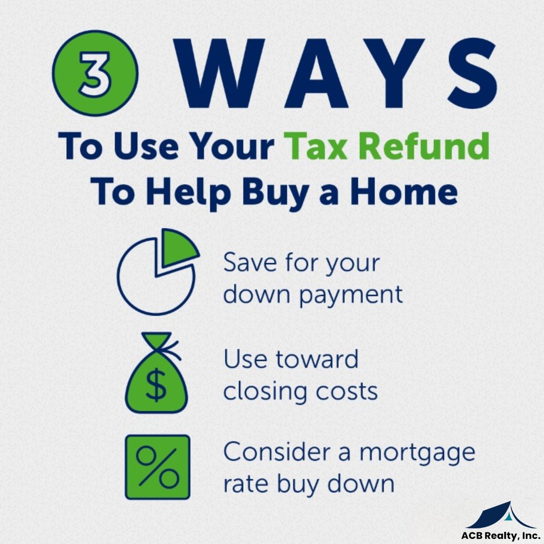 Got a big tax return coming your way?

Whether you want to beef up that down payment, tackle closing costs, or do a buy down to snag a better mortgage rate, your refund could be the game-changer you need.

 Just drop a comment below or send us a DM.
#taxday #firsttimehomebuyer