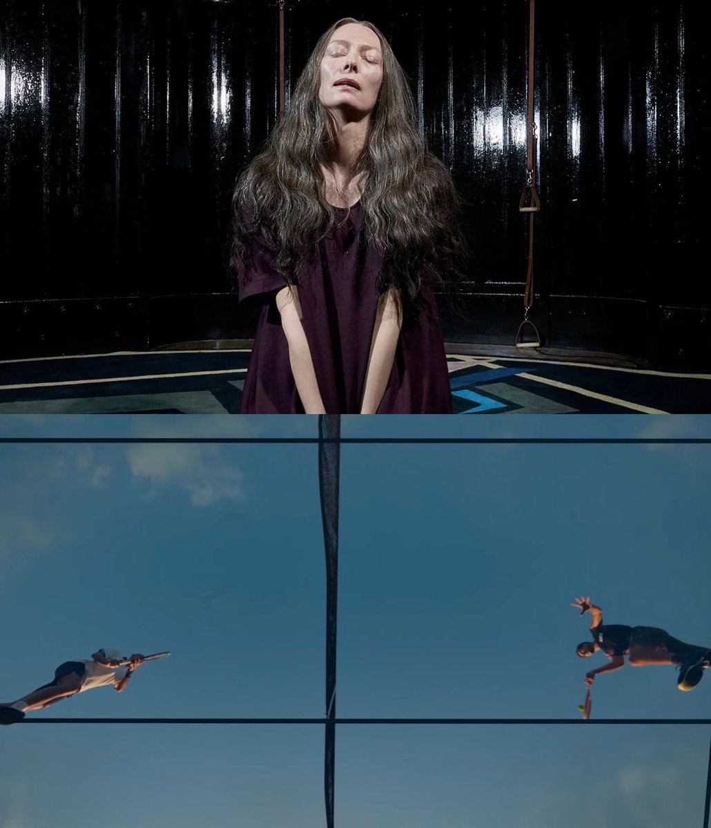 Luca Guadagnino reveals that a shot from ‘CHALLENGERS’ was originally meant to be in ‘SUSPIRIA.’

'There is this shot of Tilda’s hand going up from underneath the dance academy, and I wanted to see the dance scene from her perspective. So I conceived a glass dance hall to look…