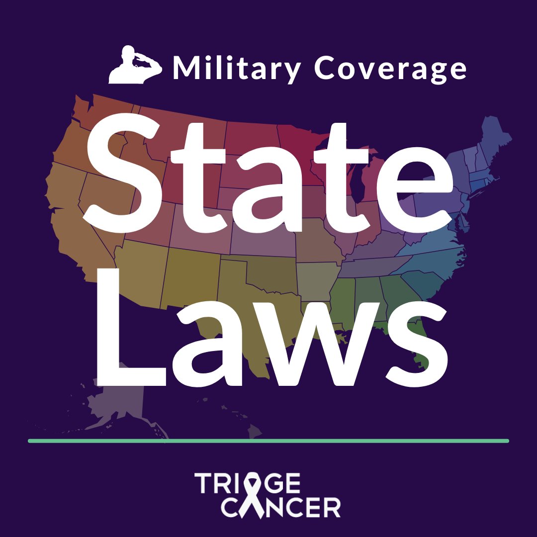 It is important to know your rights and options under federal law, but sometimes state laws can provide more protection. Learn about laws related to Military Coverage of Cancer-Related Care in your state: loom.ly/sat2-do #CancerRights #BeyondDiagnosis #MilitaryCare