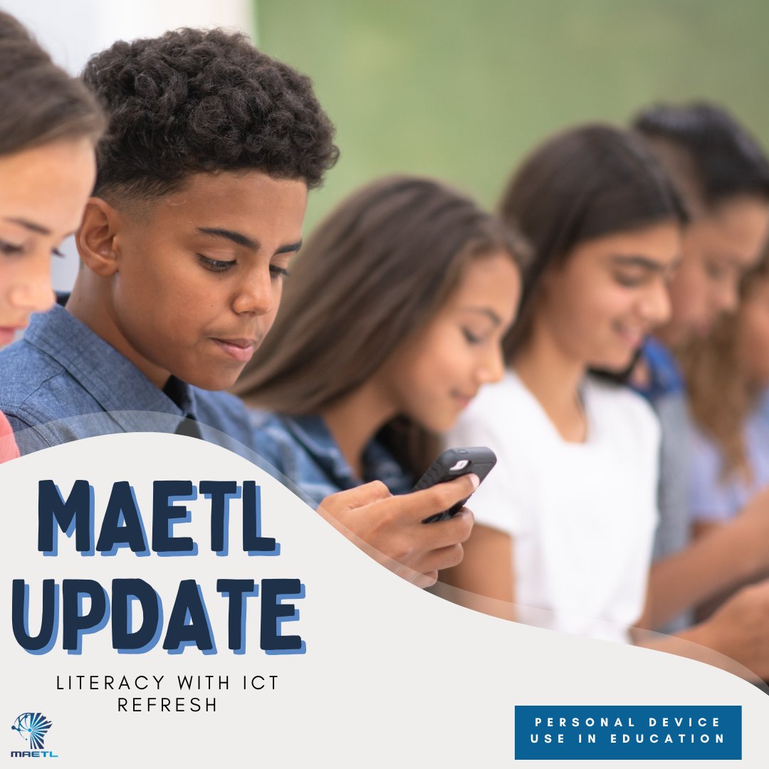 MAETL is pleased to share that our membership is sending 3 representatives to join MB Ed in their preliminary work refreshing Literacy with ICT. We look forward to helping to support students, educators, and the community as they navigate the digital world.