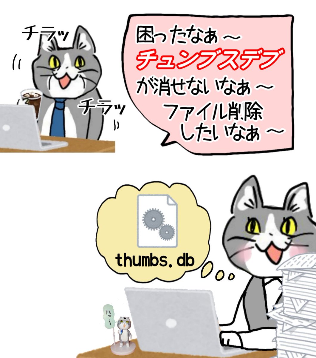 意味不明な上司猫「チュンブスデブってのが消えないなぁ〜困ったなあ〜!!!!(クソデカ独り言)(事務猫さんをチラッチラッ)」 #現場猫