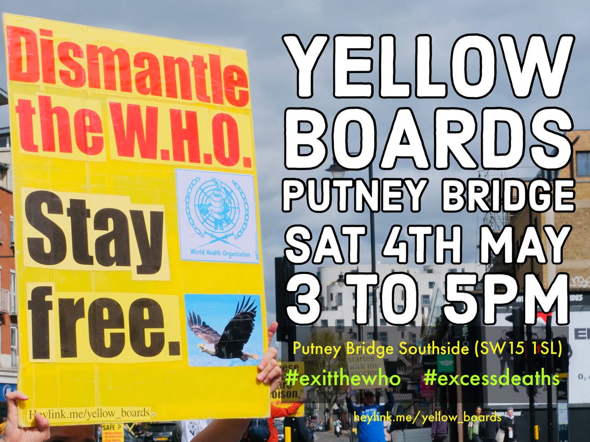 #yellowboards #yellowboardarmy #outreach 
Sat 4th May, 3 to 5pm, #PutneyBridge Southside, SW15 1SL.