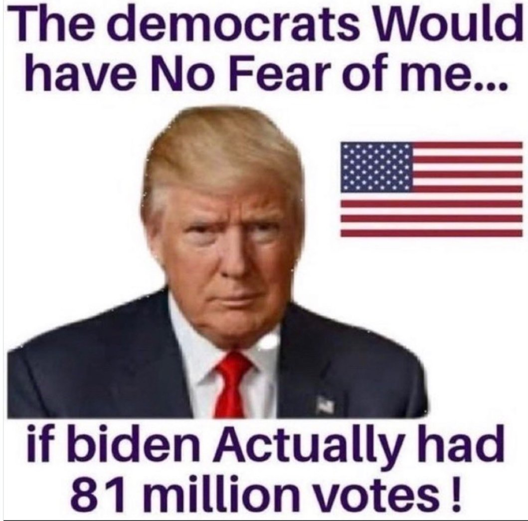 @catturd2 They know they cannot beat Trump in a fair election: 

#2000Mules #TrumpWon2020