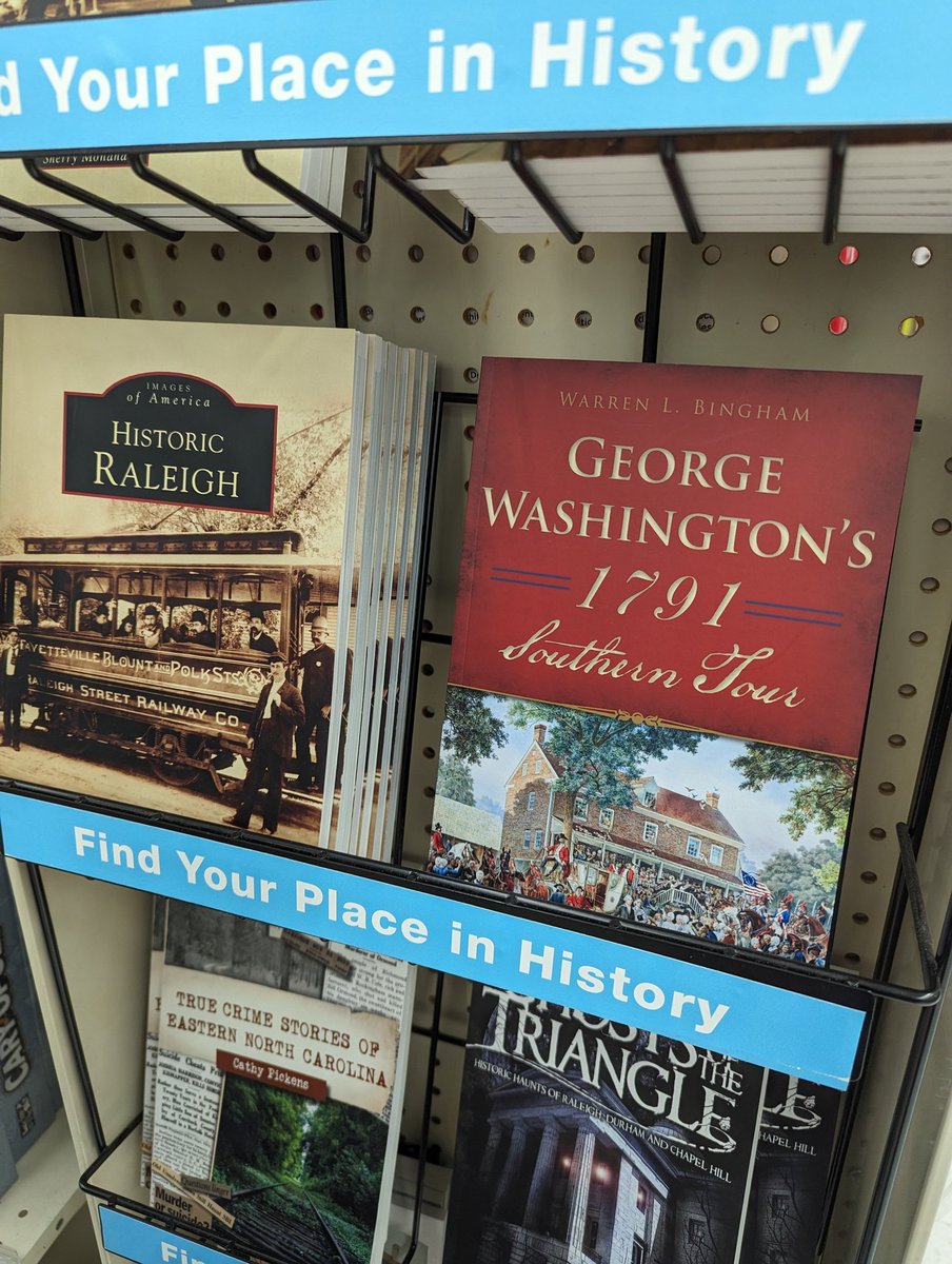 It always turns my head to see George Washington's 1791 Southern Tour at @Walgreens. 😉