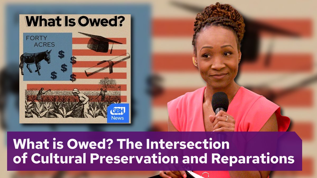 Just published! 👉 bit.ly/3URwXBD @GBHNews @SWINTERSMITH hosts a conversation with @MAAHMuseum @NoelleTrentPhD, @RoyallHouse @KyeraChristine, and Ché Anderson, about cultural preservation and reparations. ,