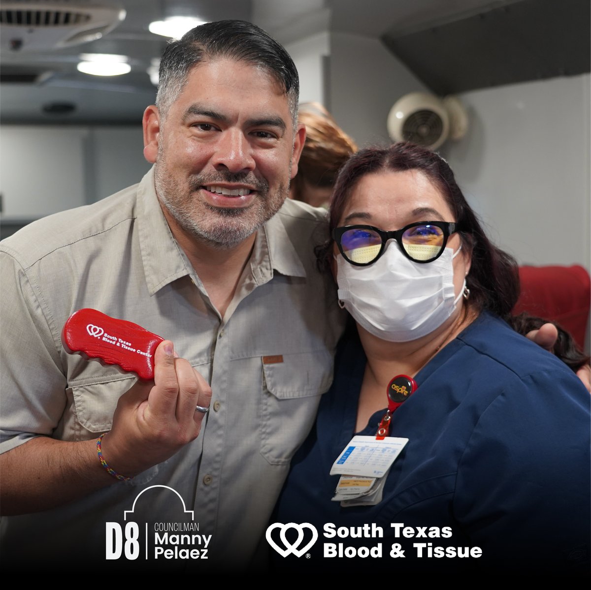 MannyforSA's tweet photo. 🚨 Calling all lifesavers! 🚨 Join our blood drive with @SouthTexasBlood on May 23, 11 AM-4 PM at @SABoardREALTORS, 9110 W IH 10, Auditorium. Help "Quench your THIRST for saving lives." Donors receive a 50th Anniversary Water Bottle while supplies last. #District8 #BloodDrive https://t.co/vEFqPO7ubT