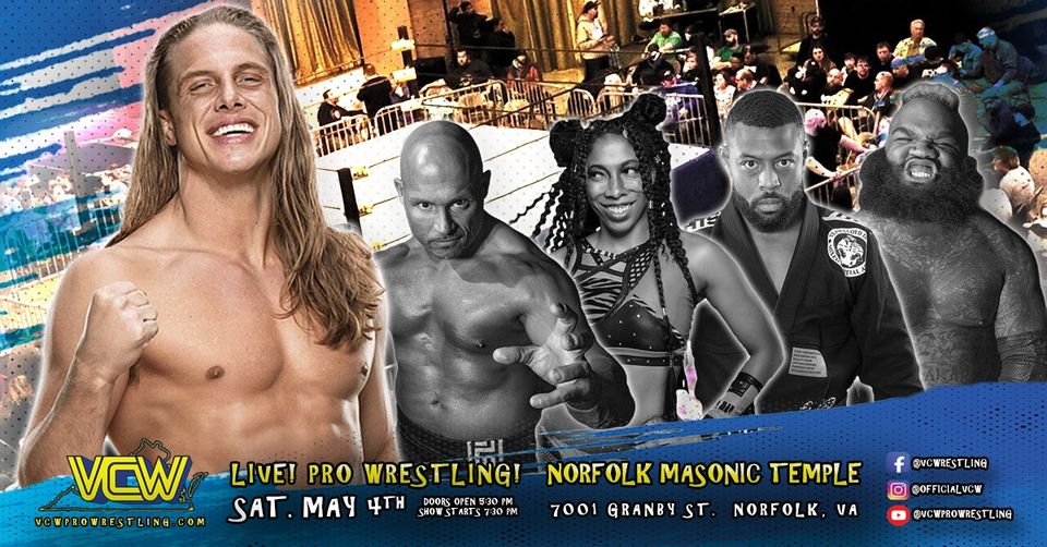 This Saturday, VCW comes back to Norfolk, VA and @SuperKingofBros will be the special guest dmvprowrestling.com/p/saturday-vcw…