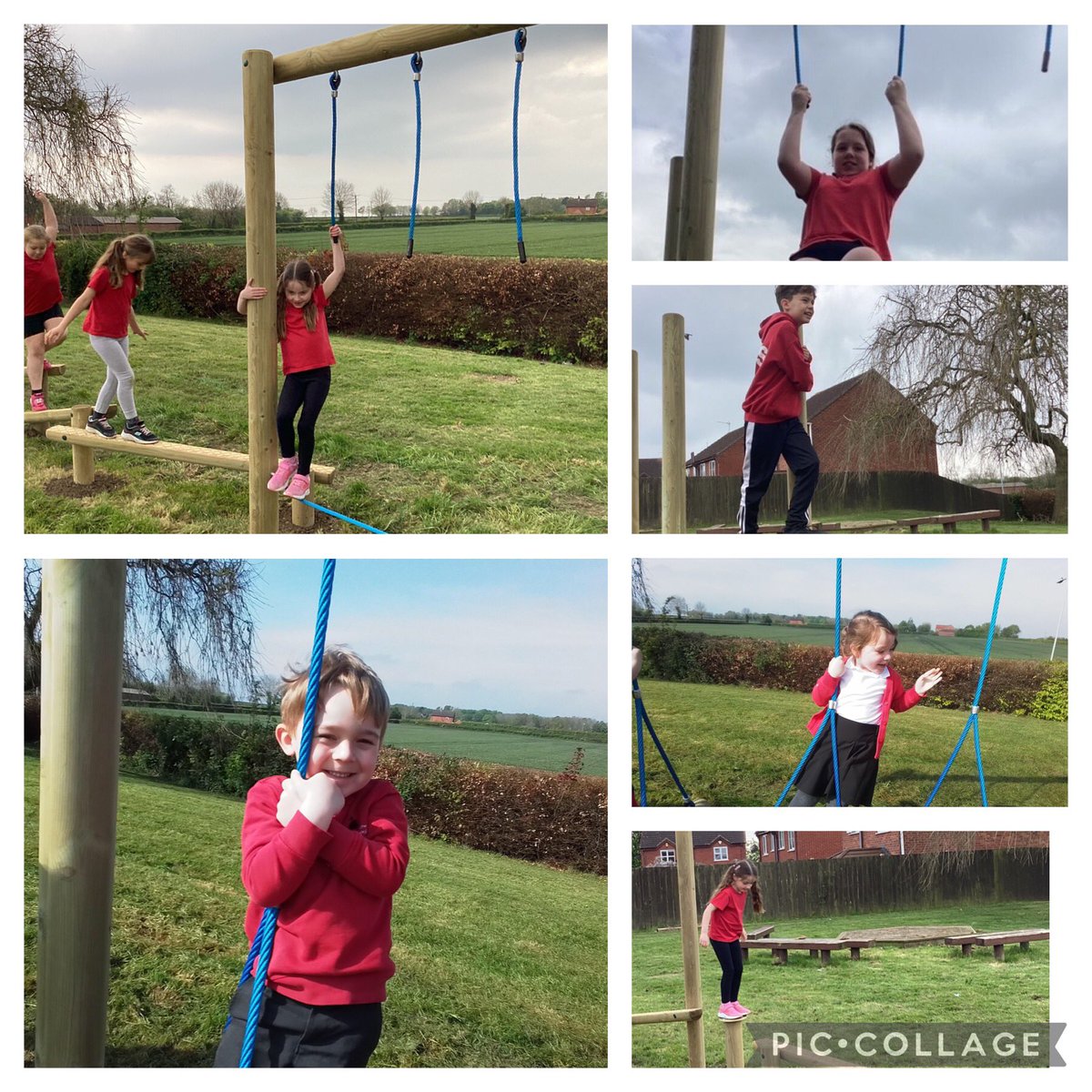 A huge thank you to FOSSA for funding and organising the installation of our brand new trim trail from @NewbyLeisureLtd. The children loved having a go on it in the sunshine today. #teamSbS #teamFOSSA