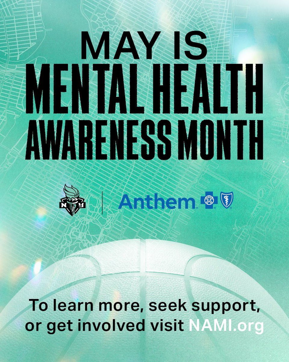 In honor of #MentalHealthAwarenessMonth the NYL is teaming up with @AnthemBlueCross encouraging everyone to prioritize their mental wellness. Let’s make mental health and well-being for all a global priority. 🫂