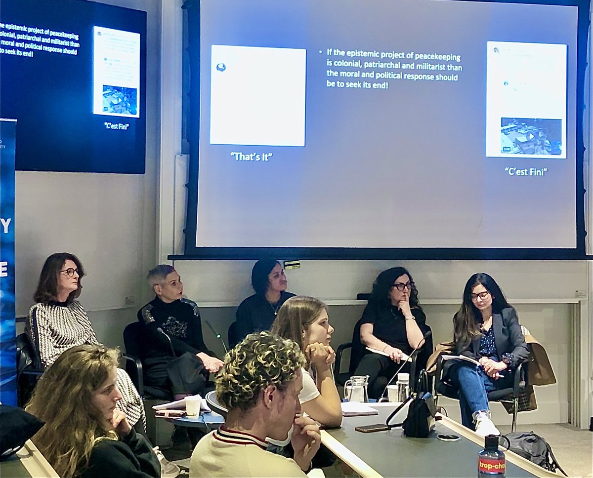 so happy to have been able to attend the wonderful @mghacademic’s book launch at @LSEGenderTweet this evening - a room filled with generous discussions on feminist ethics, intersectional politics, and demilitarised futures ☀️