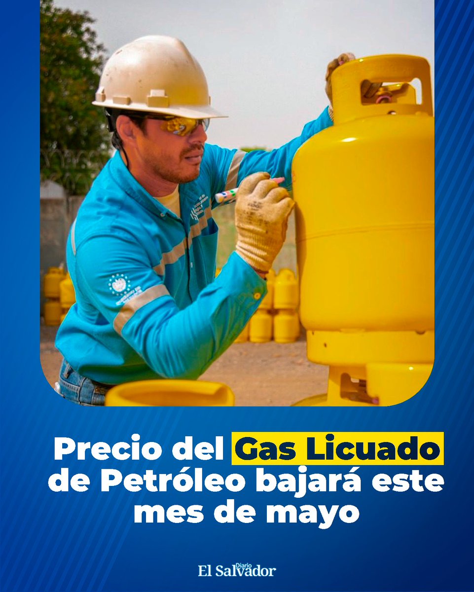 #LoMásLeído | El precio del cilindro de gas de 35 libras será de $15.50; el de 25 libras costará $11.13; el de 20 será comercializado a un precio máximo de $8.98 y el de 10 libras a 4.61. Clic: tinyurl.com/mh3cs88u ⬅️