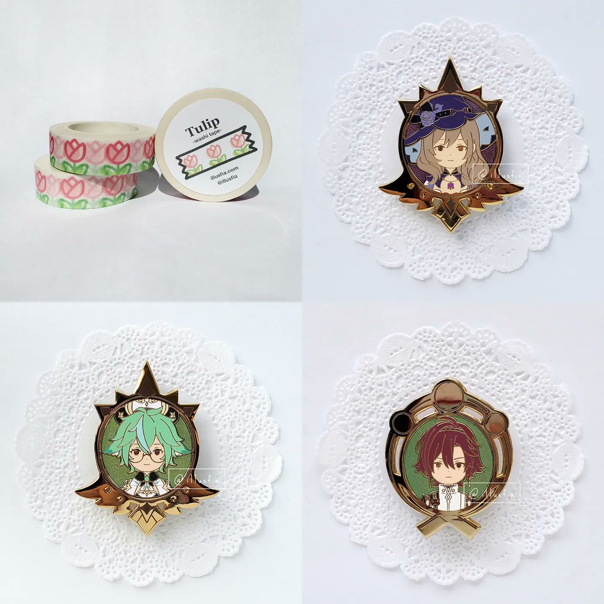 illusfia's tweet photo. Some new merch! Made washi tapes for the first time👀
https://t.co/JLqaLyS08c https://t.co/ecEioxs7G8