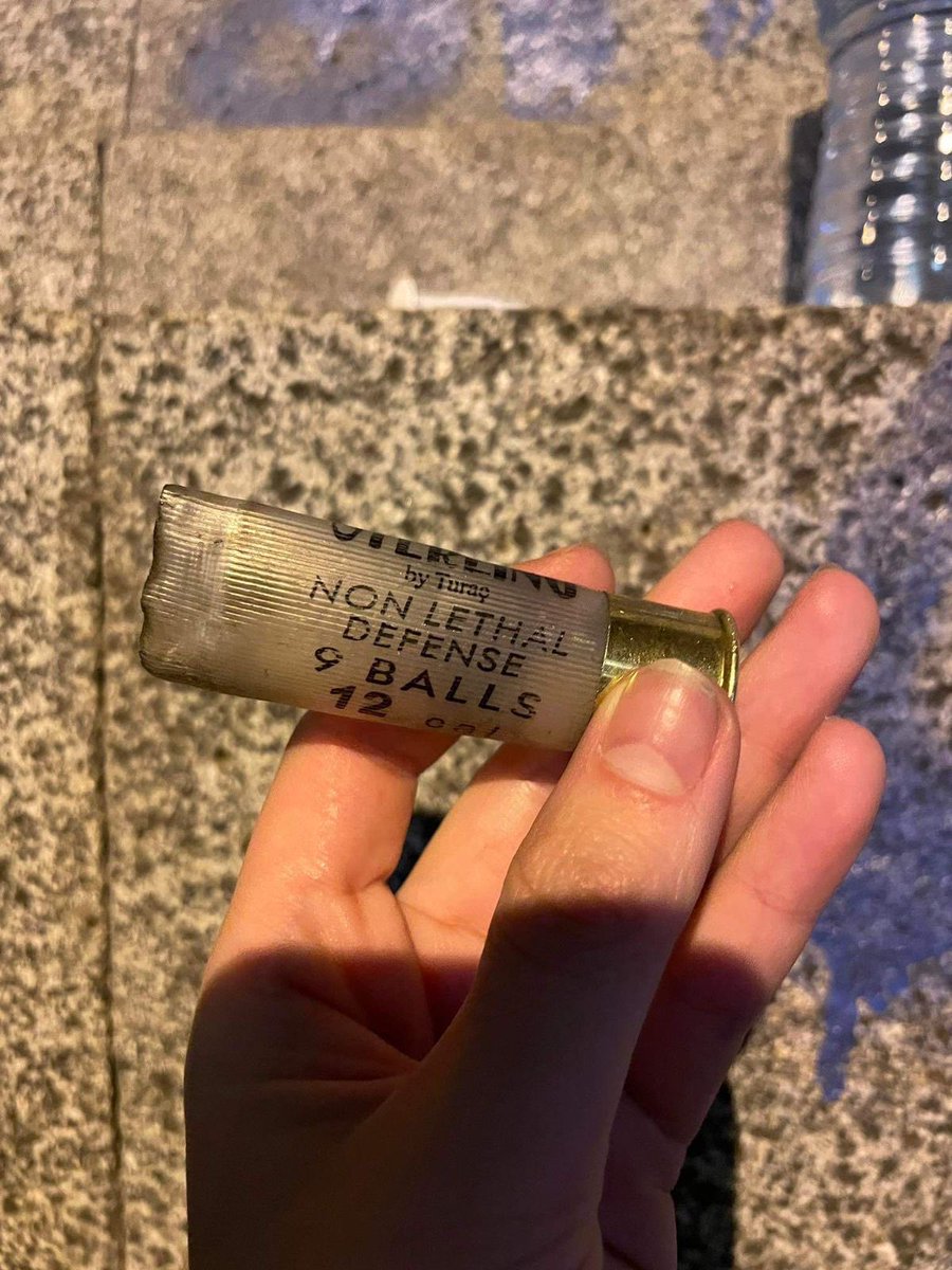 One of the activists has found this on the ground - this is probably what the riot police’s using.

#Tbilisi