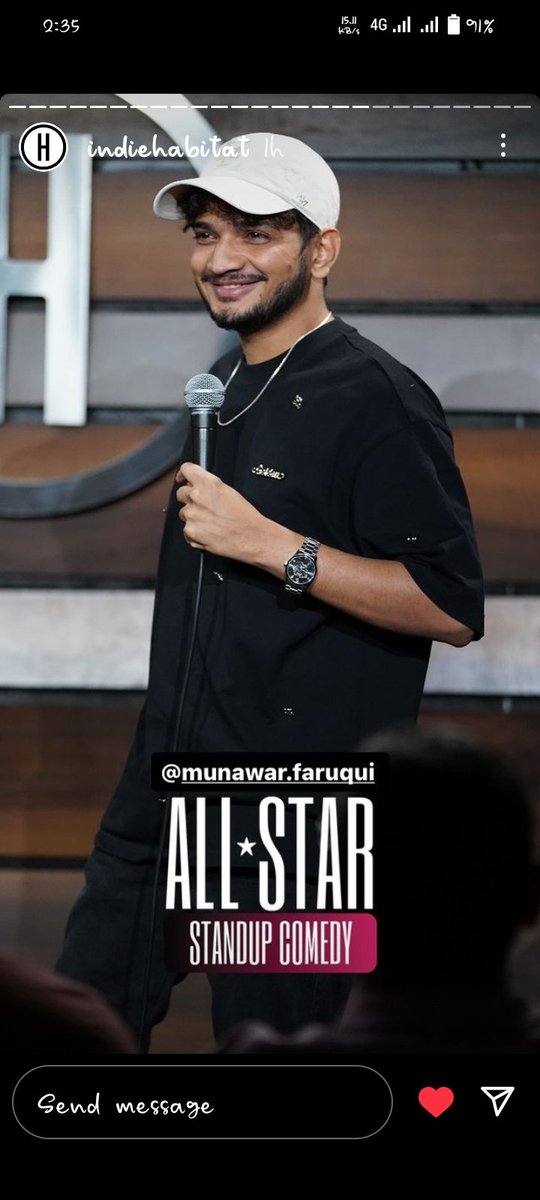 Munawar doing standup
#MunawarFaruqui 
#MunawarComedy