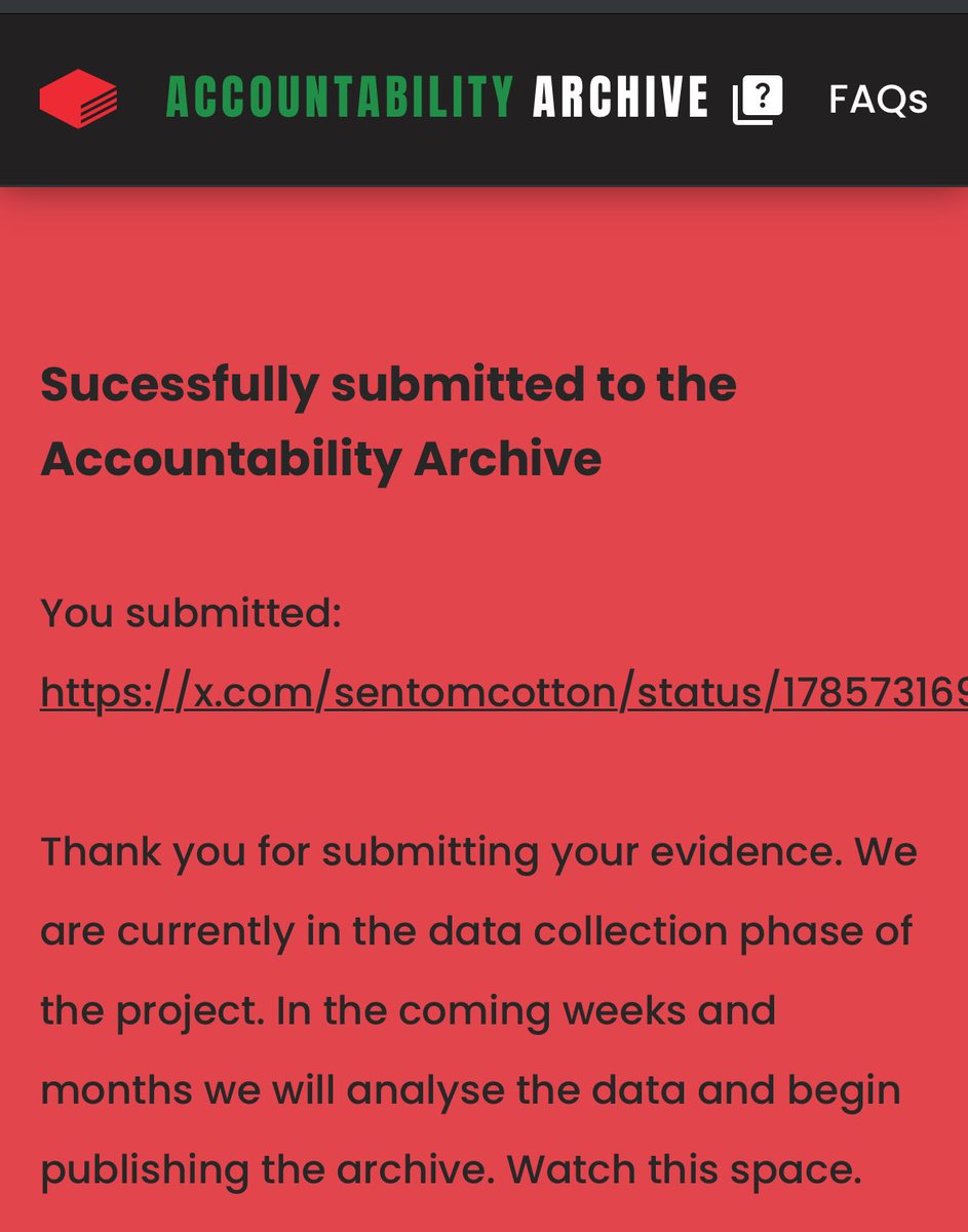 Follow @archivegenocide and help easily secure evidence of defamatory speech against anti-genocide protestors. History will remember.