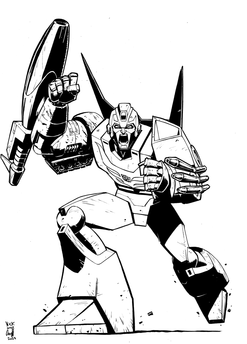 Caught up on reading some Skybound Transformers and got an itch...

(Geoff Senior homage/inversion intentional)