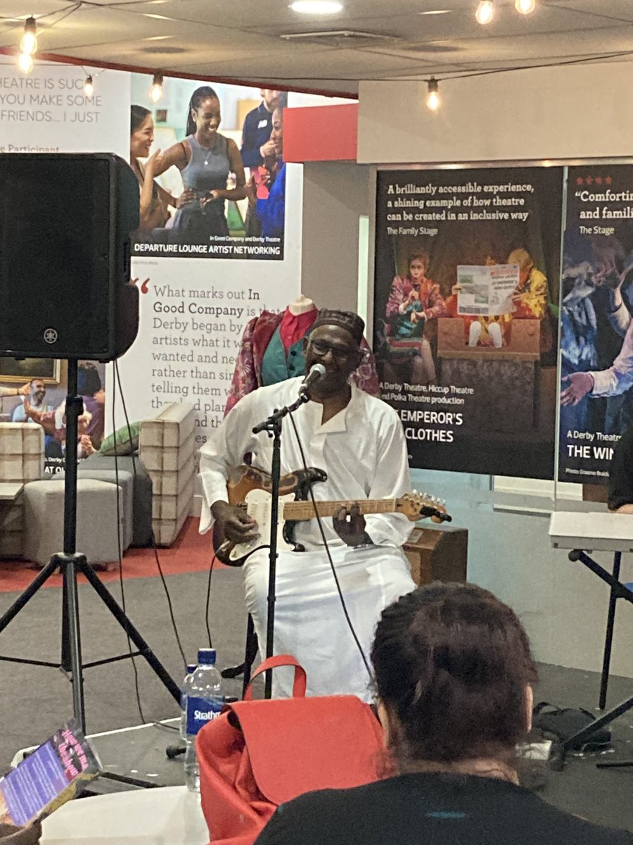 An Evening full of love and connection @derbytheatre thank you to Yasir and the @derbysolidarity band for wonderful pre show music and to @WeArePhosphoros for such a moving piece full of care. Our creative sanctuary group members loved it #Tender