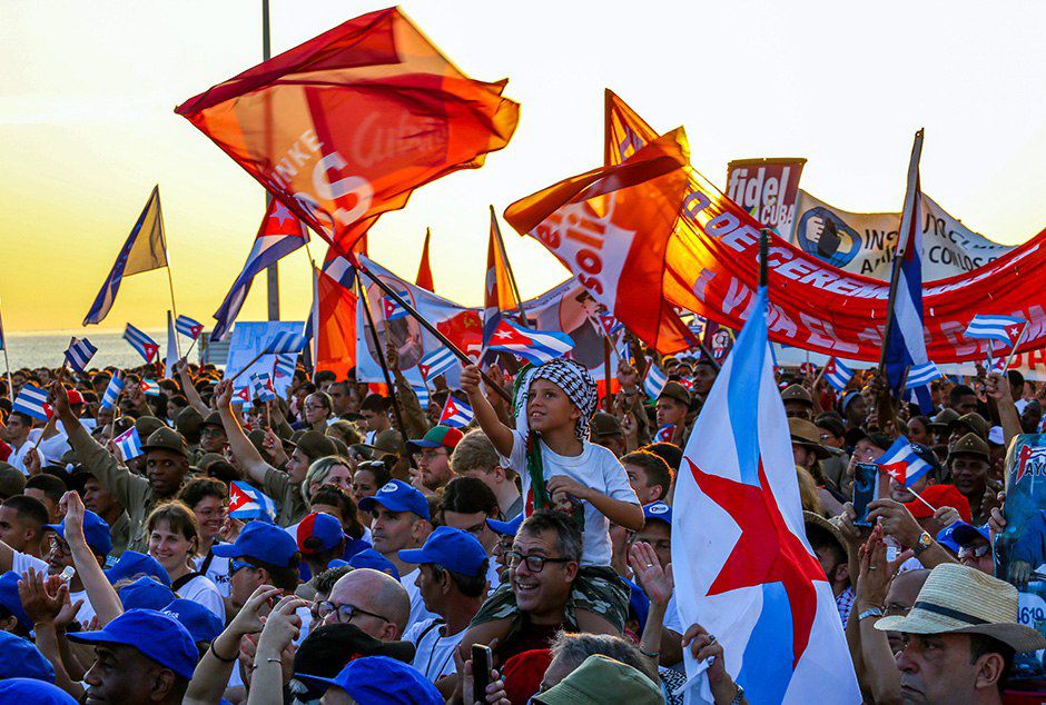 1° de maio de 2024. A Habana, Cuba. O internacionalismo é a tenrura dos povos.